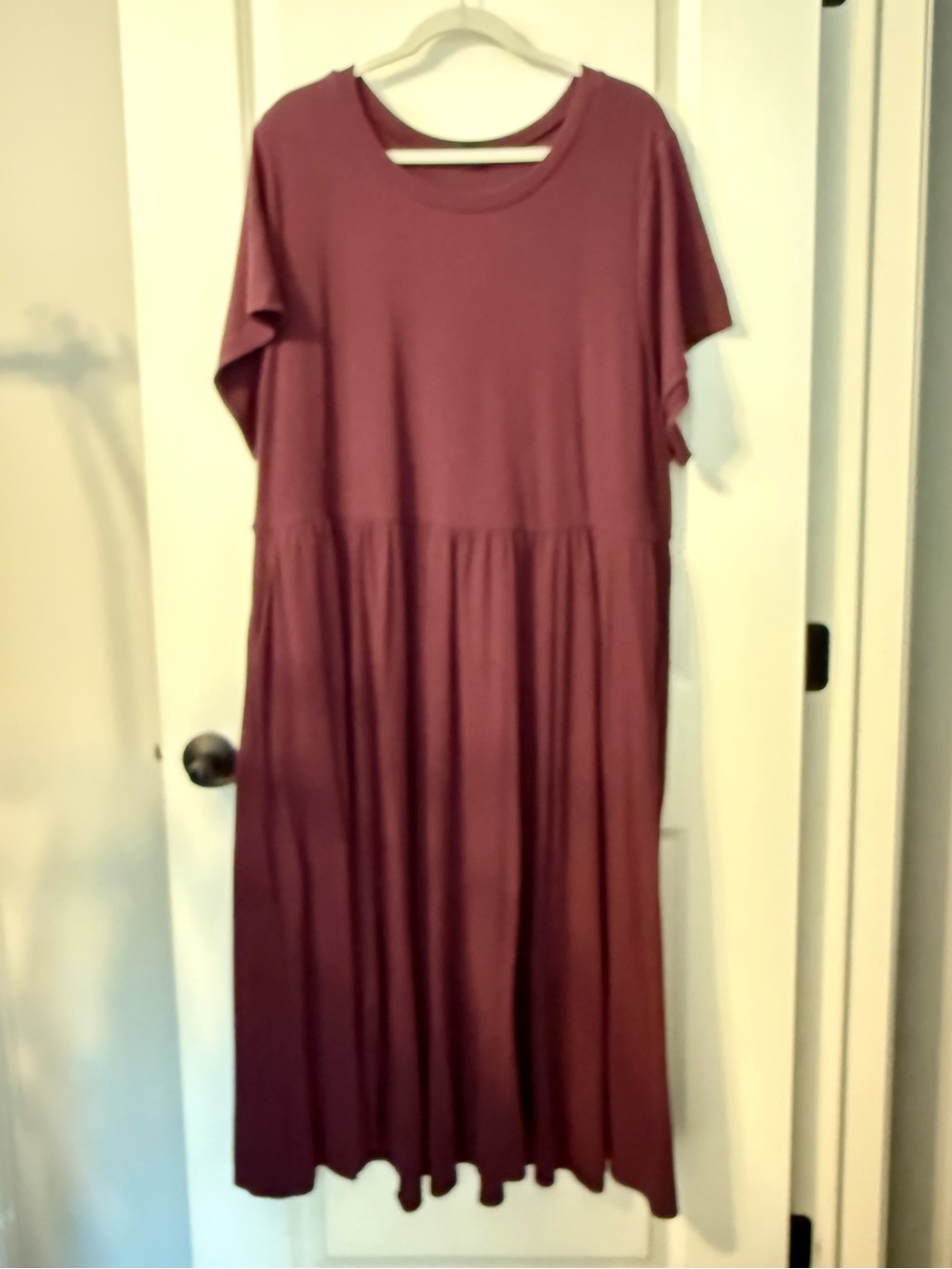 torrid Plum Short-Sleeve Midi Dress